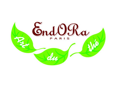法国ENDORA茶叶专卖店LOGO与包装袋